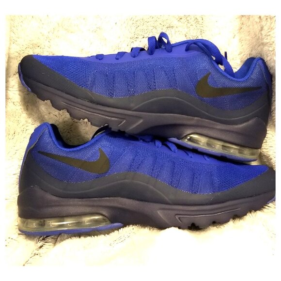 NWOB- Nike Air Max Invigor Hyper Cobalt/Black-Midnight Navy Size 11.5 - Picture 3 of 6